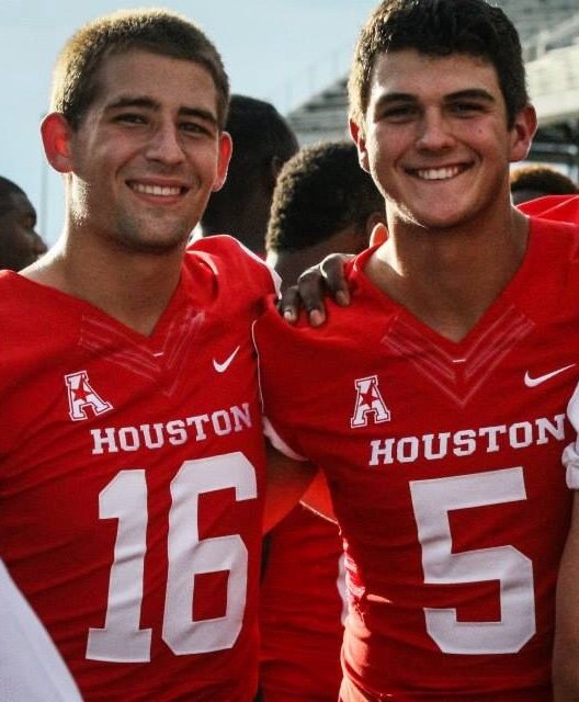 John O'Korn and Bear Fenimore at team picture day.